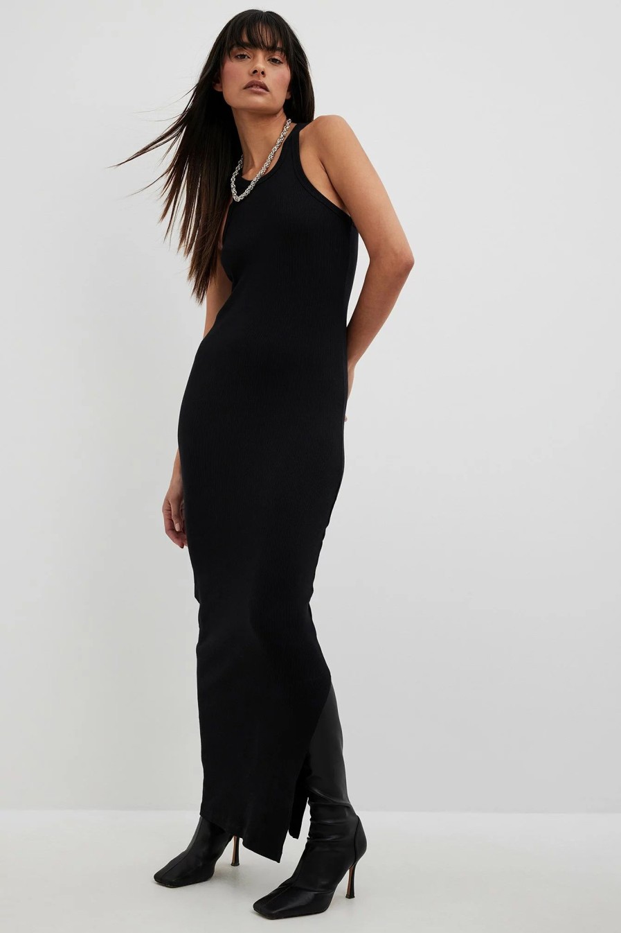 Bodycon Dresses * | Na-Kd Basic Ribbed Maxi Dress