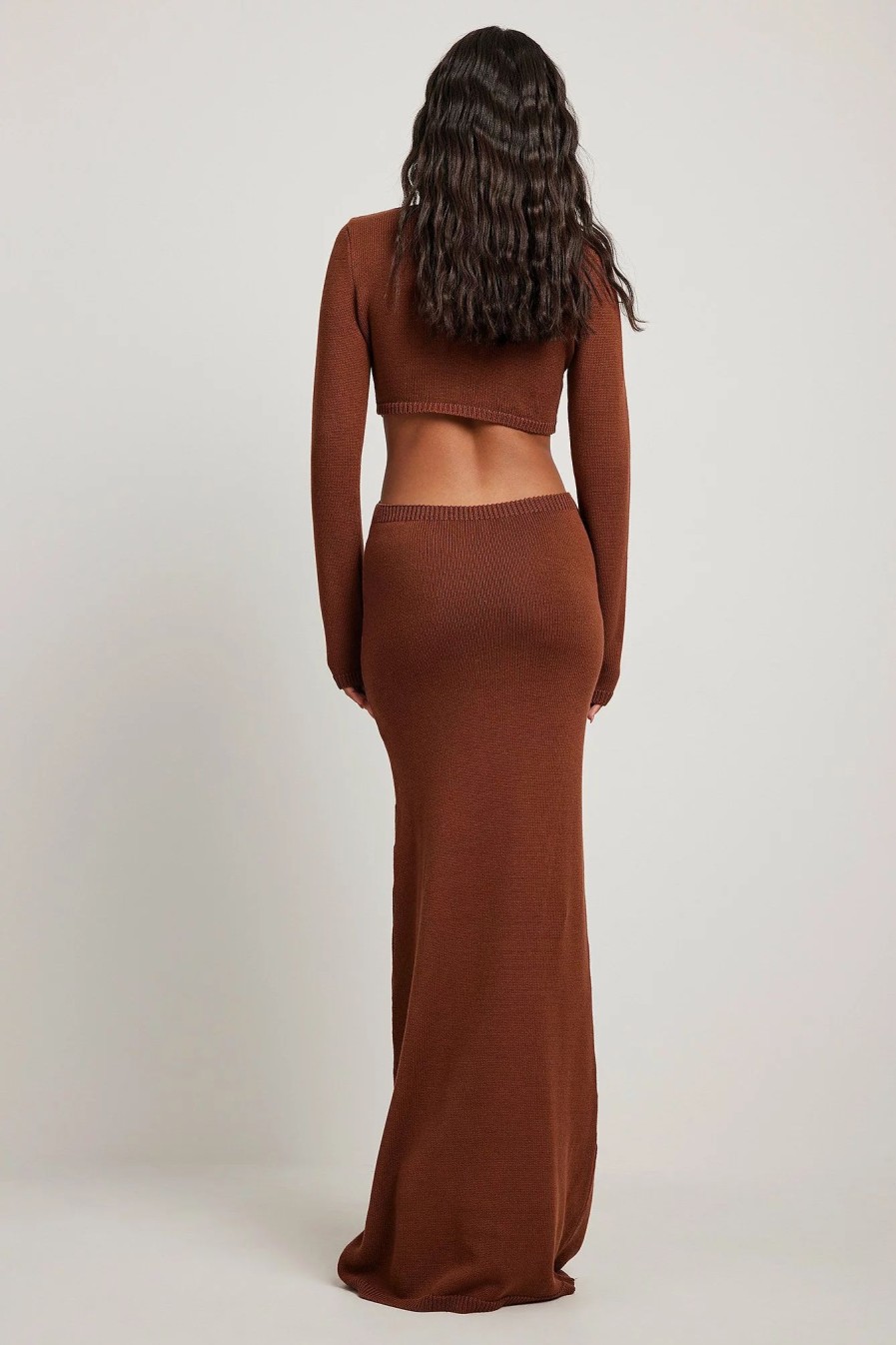 Bodycon Dresses * | Na-Kd Trend Cut Out Knitted Maxi Dress