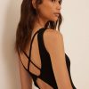 Mini Dresses * | Na-Kd Rib Strap Back Dress