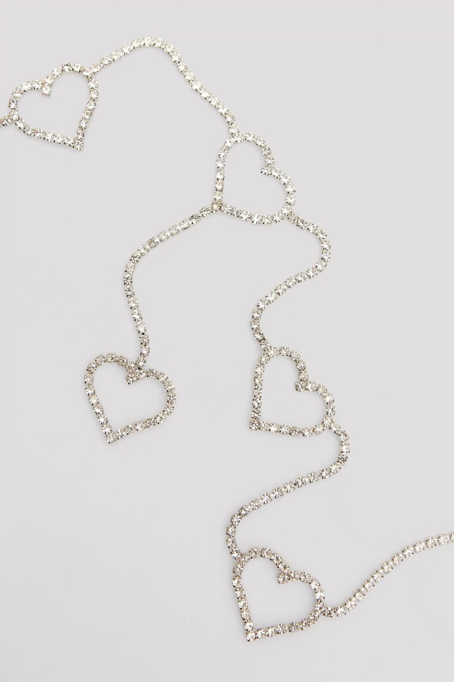 Belts * | Na-Kd Accessories Heart Detail Belly Chain Silver