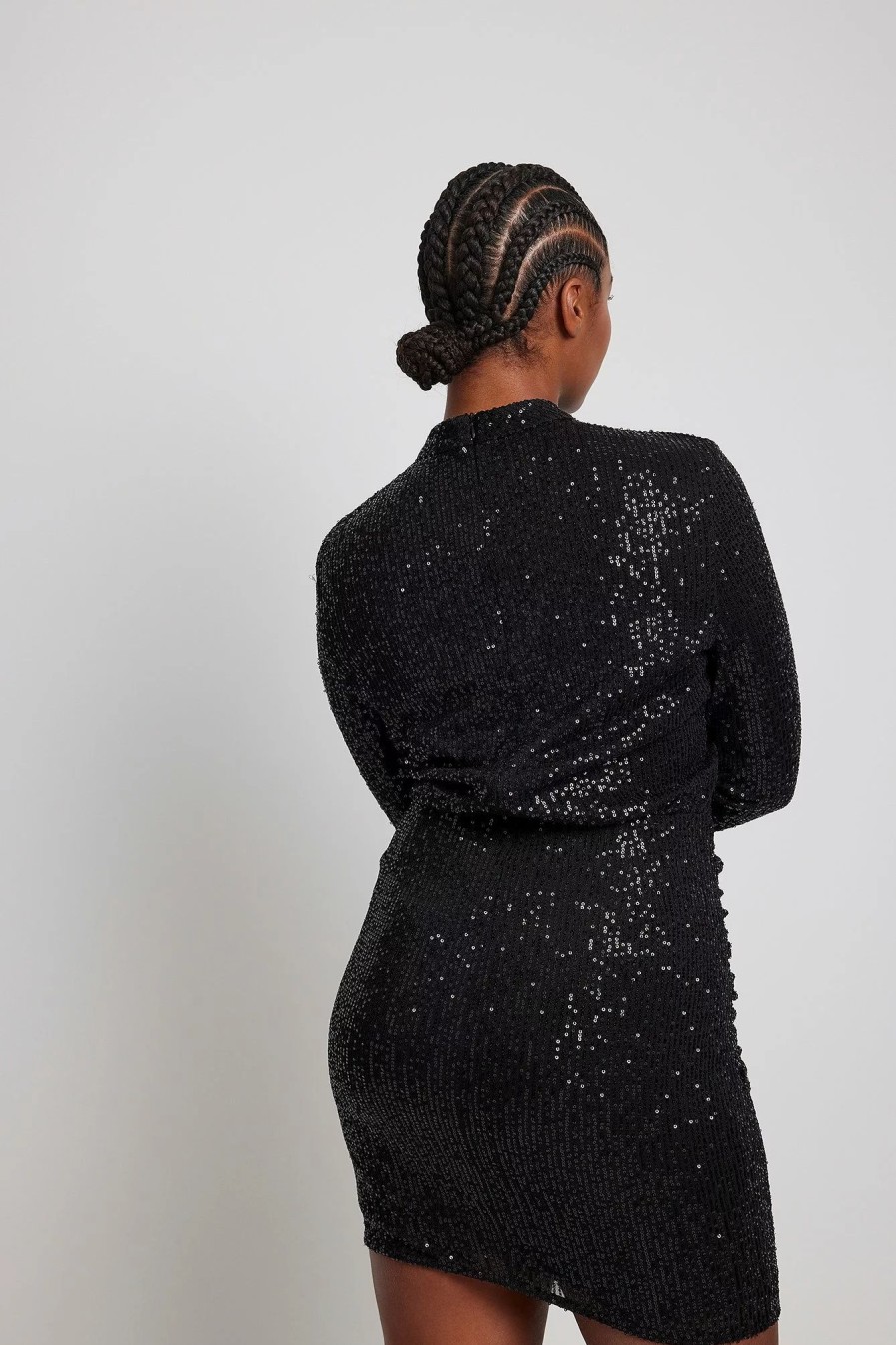 Party Dresses * | Na-Kd Party Rouched Sequin Mini Dress