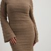 Knitted Dresses * | Na-Kd Trend Crochet Structured Mini Dress