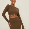 Bodycon Dresses * | Na-Kd Party Twist Rib Mini Dress