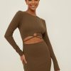 Bodycon Dresses * | Na-Kd Party Twist Rib Mini Dress