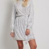 Party Dresses * | Na-Kd Party Flowy Belted Sequin Dress