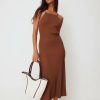 Knitted Dresses * | Femmeblk X Na-Kd Cross Back Rib Knitted Dress