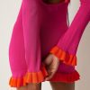 Knitted Dresses * | Handpicked X Na-Kd Knitted Frill Mini Dress Multicolor