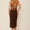 Knitted Dresses * | Klara Montes X Na-Kd Open Knit Maxi Dress