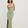 Bodycon Dresses * | Na-Kd Trend Fine Knitted High Slit Tube Dress