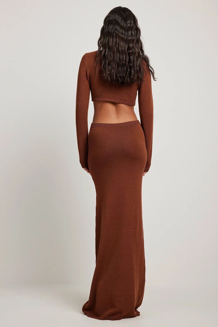 Bodycon Dresses * | Na-Kd Trend Cut Out Knitted Maxi Dress