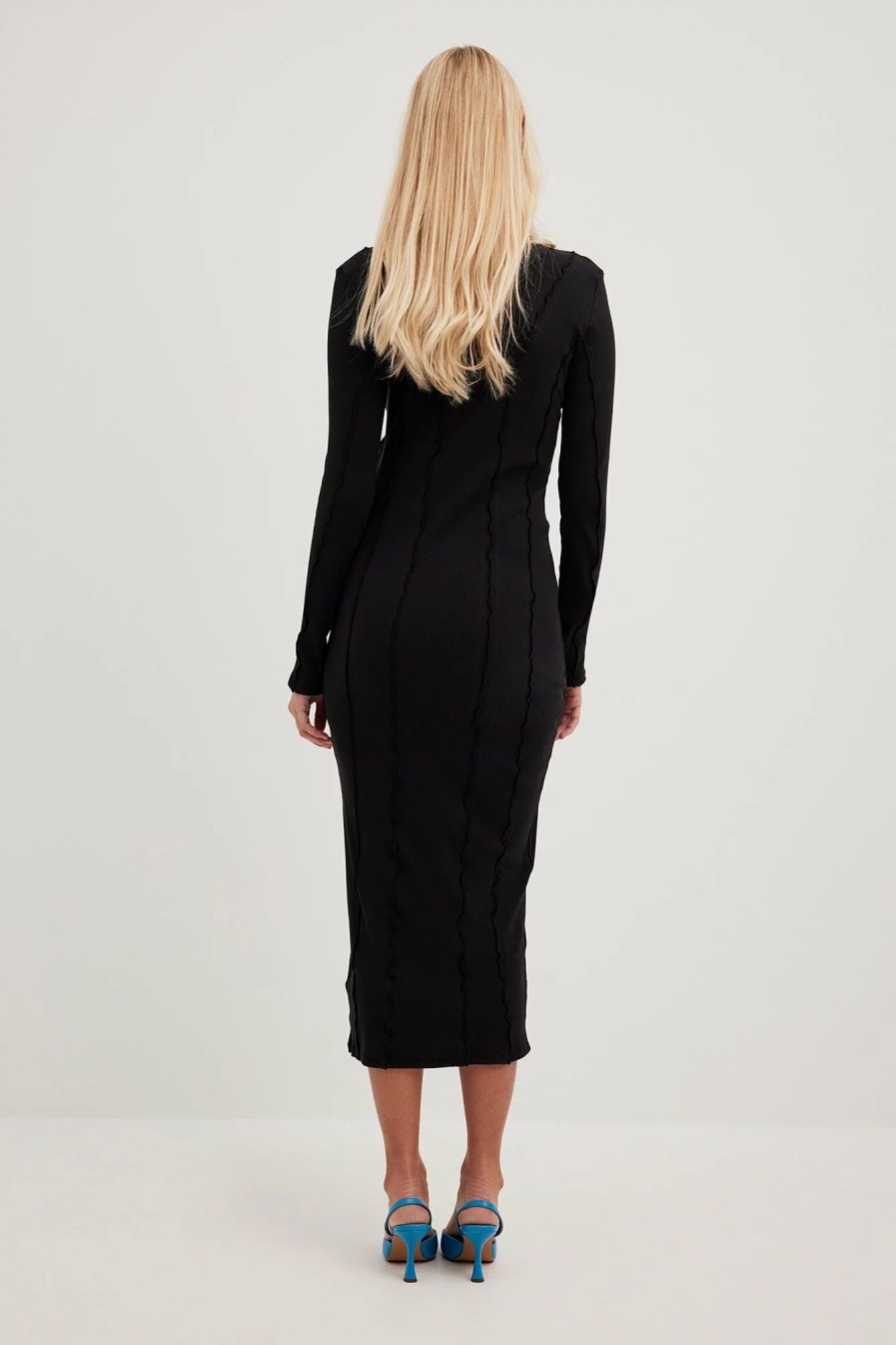 Bodycon Dresses * | Na-Kd Trend Babylock Detailed Midi Dress