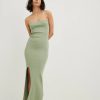 Bodycon Dresses * | Na-Kd Trend Fine Knitted High Slit Tube Dress