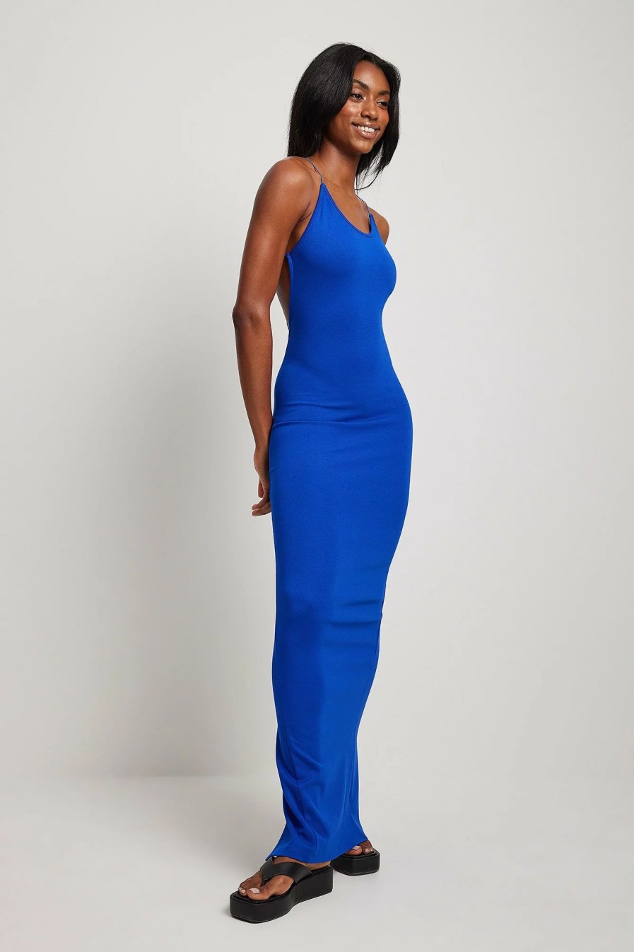 Bodycon Dresses * | Na-Kd Party Back Detailed Maxi Dress