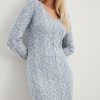 Knitted Dresses * | Na-Kd Knitted Wide Rib Midi Dress