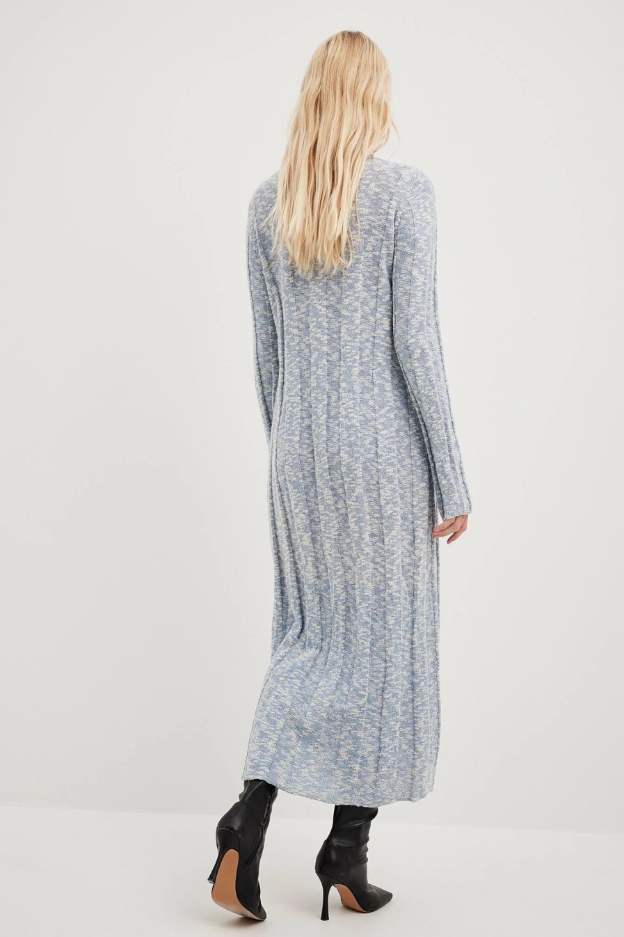 Knitted Dresses * | Na-Kd Knitted Wide Rib Midi Dress