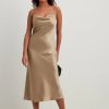 Party Dresses * | Na-Kd Satin Midi Dress