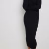 Bodycon Dresses * | Na-Kd Trend Knitted Shoulder Pads Maxi Dress