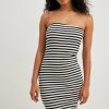 Bandeau Dresses * | Na-Kd Basic Striped Tube Midi Dress