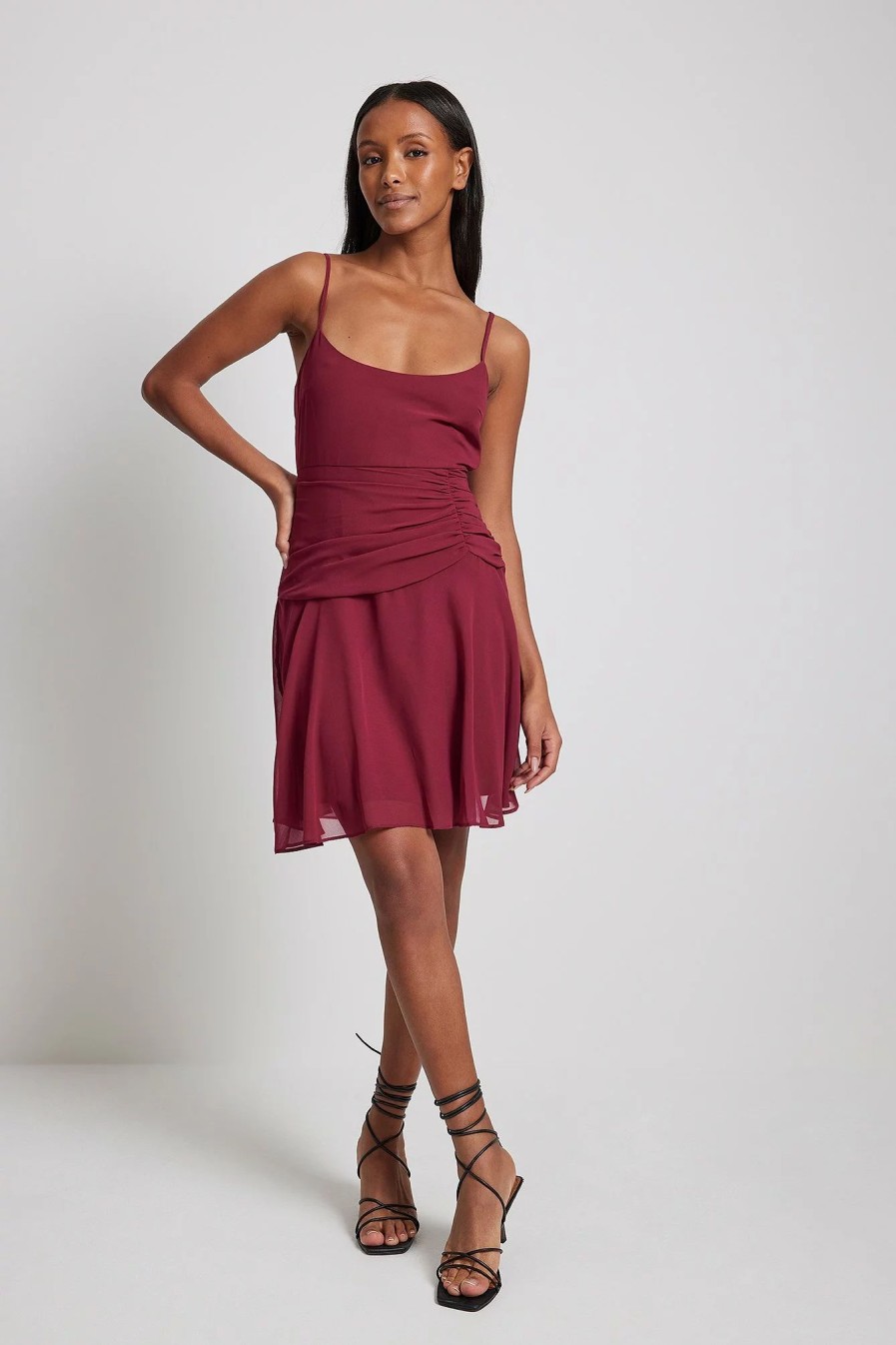 Mini Dresses * | Na-Kd Ruched Waist Detail Mini Dress