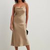 Party Dresses * | Na-Kd Satin Midi Dress